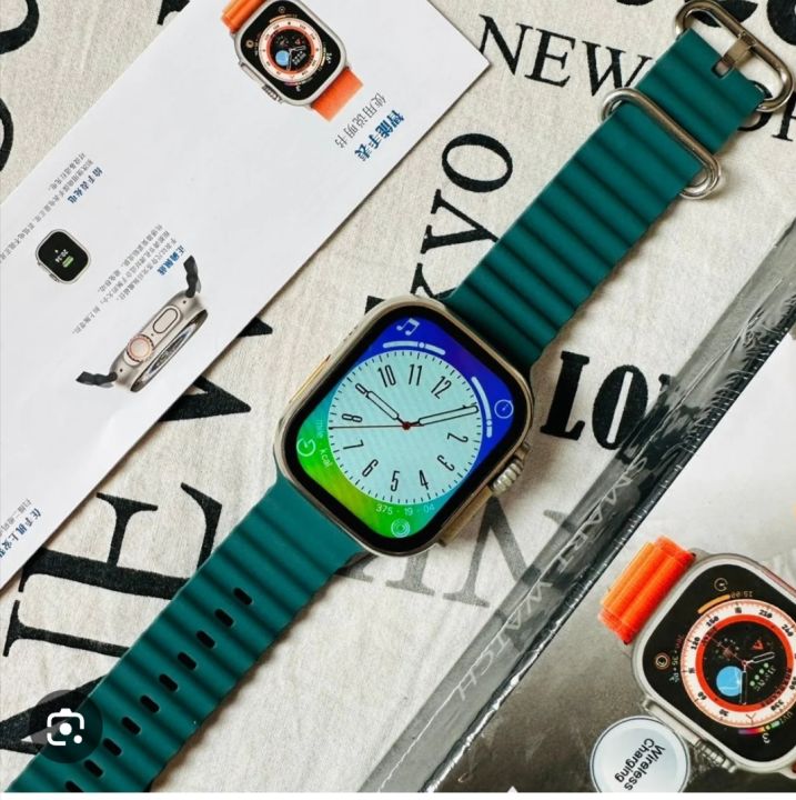 Branded Fit Pro Series 9 Smart Watch With Calling & Sms Notification Function Updated Version Bluetooth Call Mp3 Player Heart Rate Fitness Tracker Smartwatch Compatible with Apple iOS Android Phone