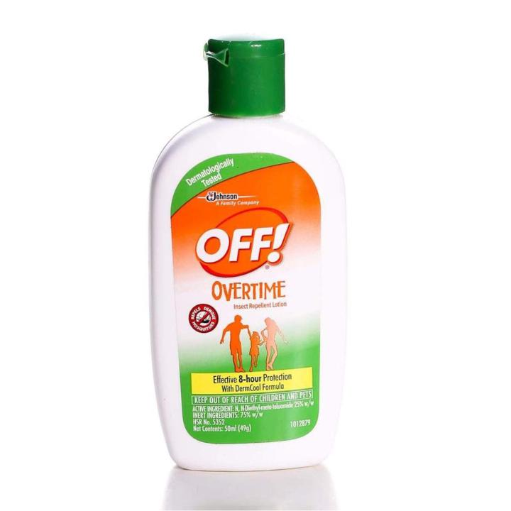 OFF INSECT REPELLENT LOTION OVERTIME 50 ML
