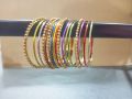 Pack of 12 - Metal Bangles for Baby Girl with Metallic Shine ( Kids Bangle ). 