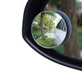 Car round mirror Rear view Blind spot Wide-angle lens - 2 pcs. 