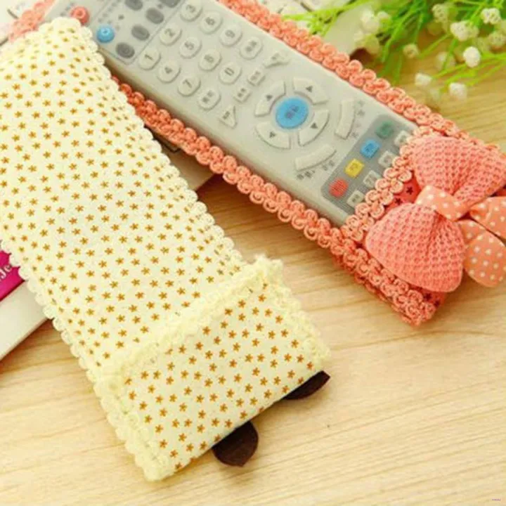 Bowknot%20Decor%20Dust-proof%20TV%20Air%20Conditioner%20Remote%20Controller%20Protector%20Lace%20Fabric%20Case%20Cover%20-%20Image%208