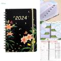 2024 Weekly Planner A5 12 Month Appointment Book for Office Adults. 