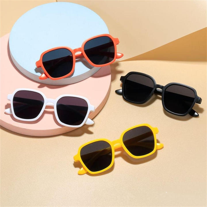 【Qian poem li Store】Outdoor sunglasses sun-shading kids' sun glasses baby sunglasses for travel fishing driving girls boys