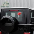 EARLFAMILY 13cm x 12.4cm for Ninja Akatsuki Sign Vinyl Car Stickers Laptop Windshield Car Door Scratch-proof Waterproof Decal. 
