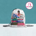 Exam Drawstring School Bag Digitally printed Bag For (Boys & girls). 