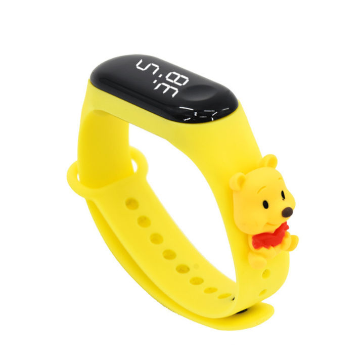 Pokemon Pikachu Electronic LED Doll Bracelet Watch Watch Cartoon Children Student Plastic Touch Waterproof Watch Birthday Gifts