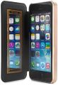 Ted Baker iPhone SE (2016) / 5S Case - Luxury Folio Case/Cover in Flower Design for Women with Built-in Interior Mirror - Porcelain Rose - Black. 