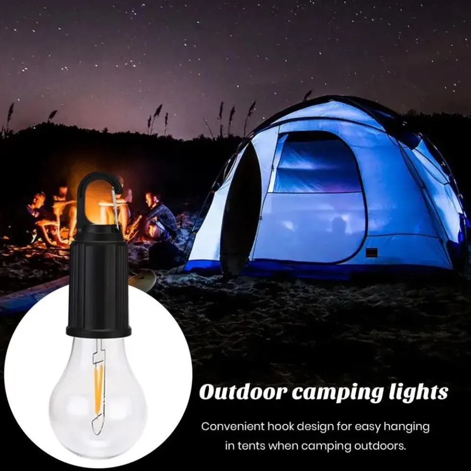 Unbreakable Hanging Clip Bulb Portable Rechargeable Hanging Light Decorative Hanging Lamp Emergency Working Light for Camping Hiking Indoor Outdoor 3 Lighting Modes Tent Lamp. Daraz.pk