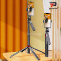 A101 Gimbal Stabilizer Tripod Auto Face Tracking AI Shooting Wireless Remote Selfie Stick Built-in Fill Light 360° Rotation Phone Holder for Vlogging YouTube TikTok Live Streaming Travel Photography Best Smartphone Gimbal Stabilizer Extendable. 