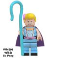 PinShang LEGOing Toy Story 4 Minifigure Buzz Lightyear Woody Jessie Alien Ducky Bo Peep Building Blocks. 