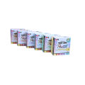 M G Non-Toxic Quick-Drying High Quality No-Smell Chisel Tip Highlighter Scented 6 Colors With Pastel Ink. 