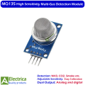 MQ135 Air Quality Gas Sensor Module for Arduino NH3 CO2 Smoke Detection High Sensitivity Reliable Performance by Electrica. 