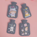 Cartoon Teddy Plush Water-Filled Hot Water Bag Water Injection Hand Warmer Warm Belly Heating Pad Plush Explosion-Proof Hot-Water Bag. 