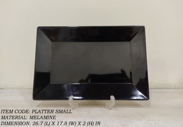 1%20Piece%20Melamine%20Platter%20Small%20Size%20-%20Melamine%20Material%20White%20-%20Black%20-%20Image%204