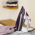 Geepas Steam Iron - 2 in 1 Dry & Steam Iron with Ceramic Soleplate – Adjustable Temperature Control – Dry Ironing, Spray Function & Burst of Steam - 400 ml Water Tank, Anti-Drip, 3000 Watts ( 2 years Warranty ). 