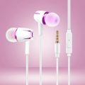 Glowing Handsfree with mic Glow In The Dark Universal 3.5mm Wired Noise Cancelling Stereo In-ear Earphones Luminous Neon Headset With Microphone Led Bass Stereo Earbuds luminous Night Lighting handfree For Phone MP3. 