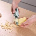 Two-way folding portable fruit and vegetable peeler two-in-one. 