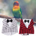 Bird Costume Soft Grid Print Parrot Shirt. 