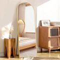 Full Size Mirror with Adjustable Stand, Elegant Home Decor Wall Mirror for Bedroom and Living Room. 