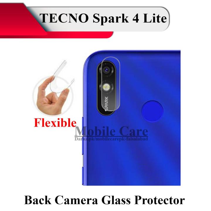 Tecno Spark 4 Lite Back Camera 9H Gorilla Flexible Protector For Spark 4 Lite