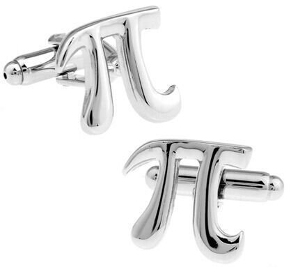 Ideographic French Mathematical Symbol Pi Cufflinks Male Mathematics Teacher Gift