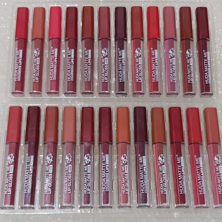 Liquid%20Lipstick%206%20Pieces%20(Half%20Set)%20&%2012%20Pieces%20(Full%20Set)%20Lipgloss%20Matte%20Lipsticks%20Nude%20Redish%20Shades%20Lipglosses%20-%20Image%204