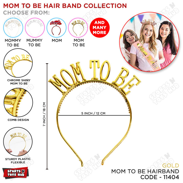 Mom To Be Hairband Collection, Crown Candy Headband Mothers Day Hat Pyari Maa, Tiara for Women Birthday Party Accessories, HBD Decorations for Toddlers Kids Teens Girls Women