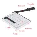 Professional A4 Office Home Paper Cutter Paper Trimmer Machine Heavy Duty Metal Base 12 Sheet Capacity (32.5x25cm). 