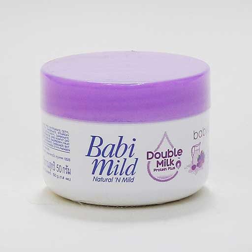 Babi%20Mild%20Double%20Milk%20Protein%20Plus%20baby%20Cream%20Nourishing%20Skin%20for%20soft%20&%20Smooth%20Skin%20Size%2050g%20-%20Image%202
