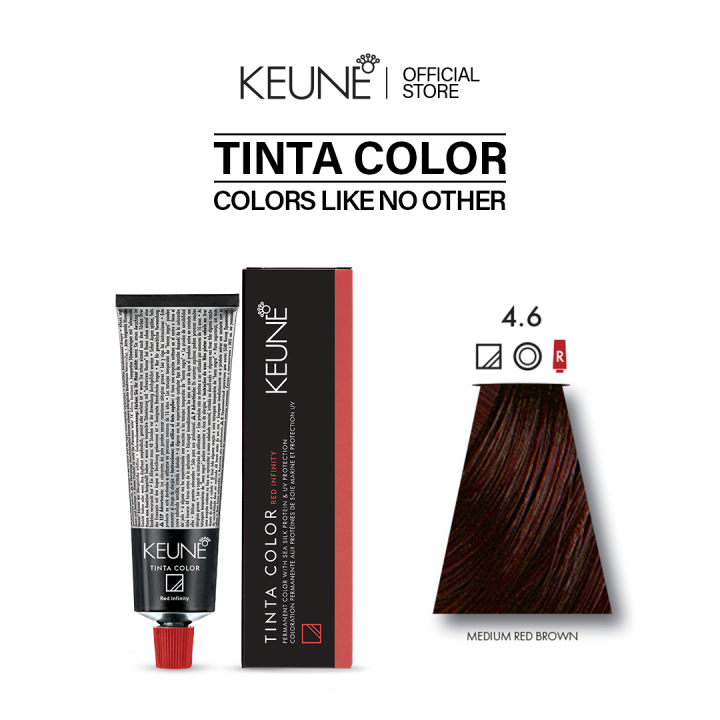 KEUNE TINTA MEDIUM RED BROWN 4.6 – 60ml