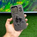 100% original polo santa barbara boris case genuine leather 3d embroidery for apple iphone 15 pro and 15 pro max. 