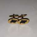 Complete Set Metal Cufflinks and Plastic Buttons for Men |  Men’s Cufflink & Buttons With Box Silver and Gold. 