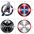 Anime Marvel Car Window Sticker Toys Figure Car Rear Iron Man Stickers Decor Laptop Luggage Decal Car Stickers Captain America. 