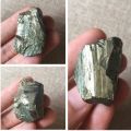 Natural Pyrite Chalcopyrite Mineral Crystal Gold Gemstone. 