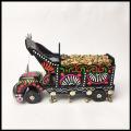 Truck Art Truck/Truck Art Bajry Truck/Pakistani Hand painted Truck/Home Decor/Painted in Multicolor Truck /Miniature Model/Size: 18 x 8 x 12 cm. 