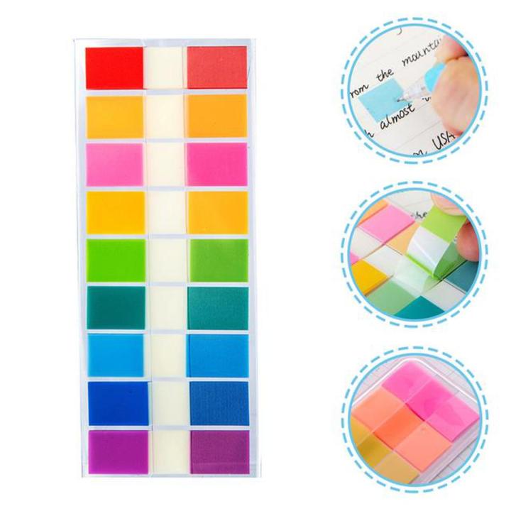 Tabs Sticky Page Book Planner Monthly Marker Markers Stick Binder Self Translucent Calendar Dividers Divider Flags Adhesive Flag