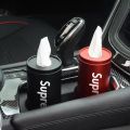 Supreme Car Tissue Holder – Premium Cylinder Design Tissue Box for Cup Holder with Easy Access (Available in Black and Red). 