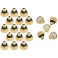 20Pcs Brass Misting Nozzles for Cooling System 0.012 Inch(0.3 mm) Water Spray Nozzle Sprinklers Misting Cooling. 
