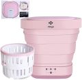 Portable Mini Folding Washing Machine, travel camping washing machine,Magic Foldable Small Clothes Washing Machine Washer Laundry Tub Wash Machine for Travelling.. 