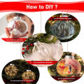 Indoor Christmas Tree Decor Plastic Ball Ornaments Clear Plastic Christmas Balls Oval Christmas Decorations Transparent Disc Ornaments. 