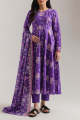Saya Unstitched Printed Lawn 2 Piece Suit For Women (Shirt/Dupatta) - Unstitched Fabric For Women - SUMMER 2026 GILDED PETALS. 