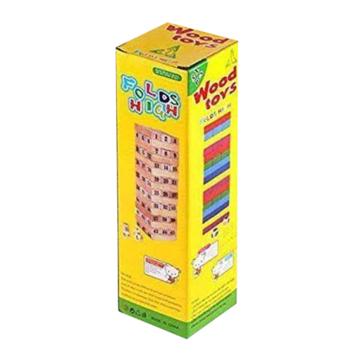 Jenga Blocks Kids Toy 48 Pieces Wooden toys