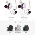 KZ ZSN Earphones DIY Dual Driver In-Ear Headphones Hybrid Headset Hifi Sterero Deep Bass Earbuds with Detachable Cable Noise for Running, Jogging, Walking. 
