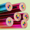 6Pcs/Set Cute 4 Color Rainbow Pencil For Student Children's Painting Graffiti Drawing Gift Art School Supplies. 