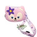 Diagonal Kids Silicone Bag Cartoon Fox Lena Belle Trend Girls Coin Purse Storage Mini Wallet Wholesale. 