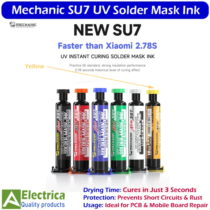MECHANIC%20SU7%20Yellow%20Color%203-Second%20Dry%20UV%20Solder%20Mask%20Ink%20for%20PCB%20Repair,%20Ultra-Fast%20Curing%20&%20Long-Lasting%20Protection%20by%20Electrica%20-%20Image%204