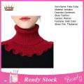 Pullover Warm Neck Protection Cozy Turtleneck Knitted Sweater with Shoulder Winter Warmth for Southeast Asian Fashionistas Solid Color Scarf. 