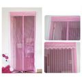 Self Close Magic Mesh Screen Curtain - Anti Mosquito keeps Bugs Out Handsfree Heavy Duty Magnetic Screen Door - 90cm x 210cm. 