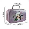 Cute Pet Doll Make Up Set for Kids Girl Cosmetics Beauty Bag Pretend Play Dress Up Princess Play Makeup Toy. 