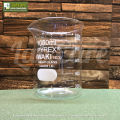 1000 ml IwakiPyrex-Beaker, Low Form Griffin, Borosilicate 3.3 Glass, Double Scale, Graduated. 